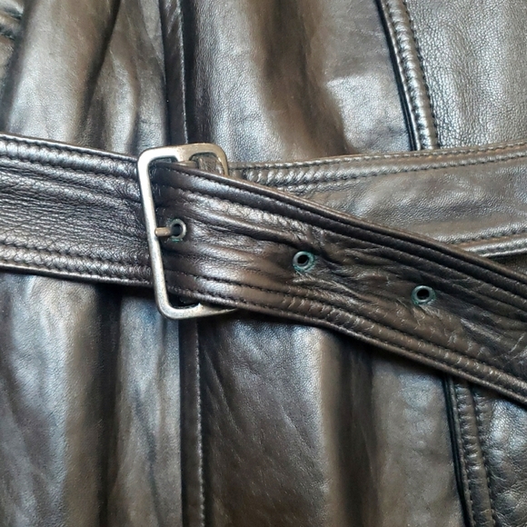 Michael Hoban North Beach Leather Duster Size 46 - Picture 3 of 9